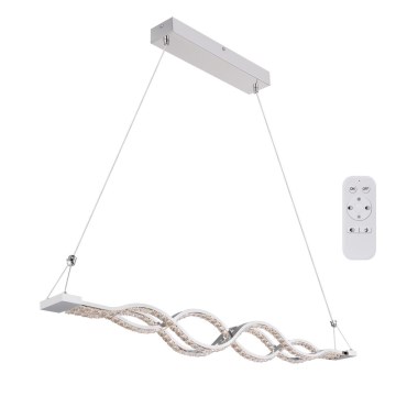 Globo - Lámpara colgante LED regulable suspendida por cable LED/30W/230V + mando a distancia