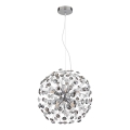 Globo - Lámpara colgante LED suspendida por cable 8xG9/3,5W/230V Ø 40 cm cromo brillante
