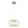 Globo - Lámpara colgante regulable con cable LED/40W/230V 3000K
