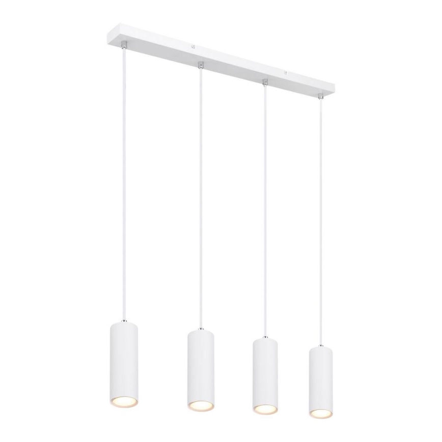 Globo - Lámpara de araña con cable 4xGU10/35W/230V blanco