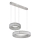 Globo - Lámpara de araña LED regulable LED/80W/230V 2700-6000K + control remoto