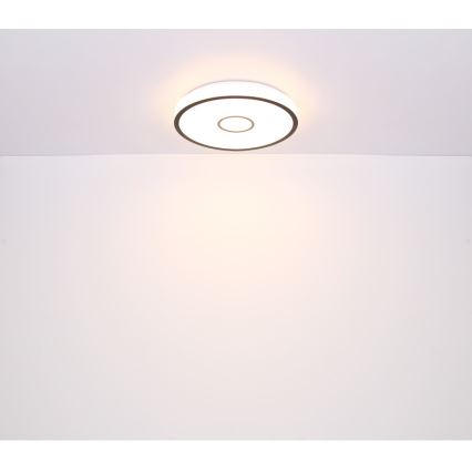 Globo - LED RGB Lámpara de baño regulable LED/30W/230V IP44 Wi-Fi Tuya + mando a distancia