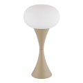 Globo - Lámpara de mesa 1xE14/25W/230V beige