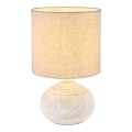 Globo - Lámpara de mesa 1xE14/40W/230V beige/cerámica