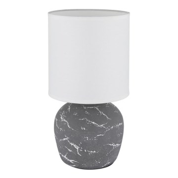 Globo - Lámpara de mesa 1xE14/40W/230V gris