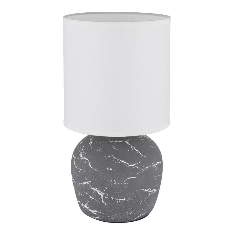 Globo - Lámpara de mesa 1xE14/40W/230V gris