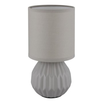 Globo - Lámpara de mesa 1xE14/40W/230V gris