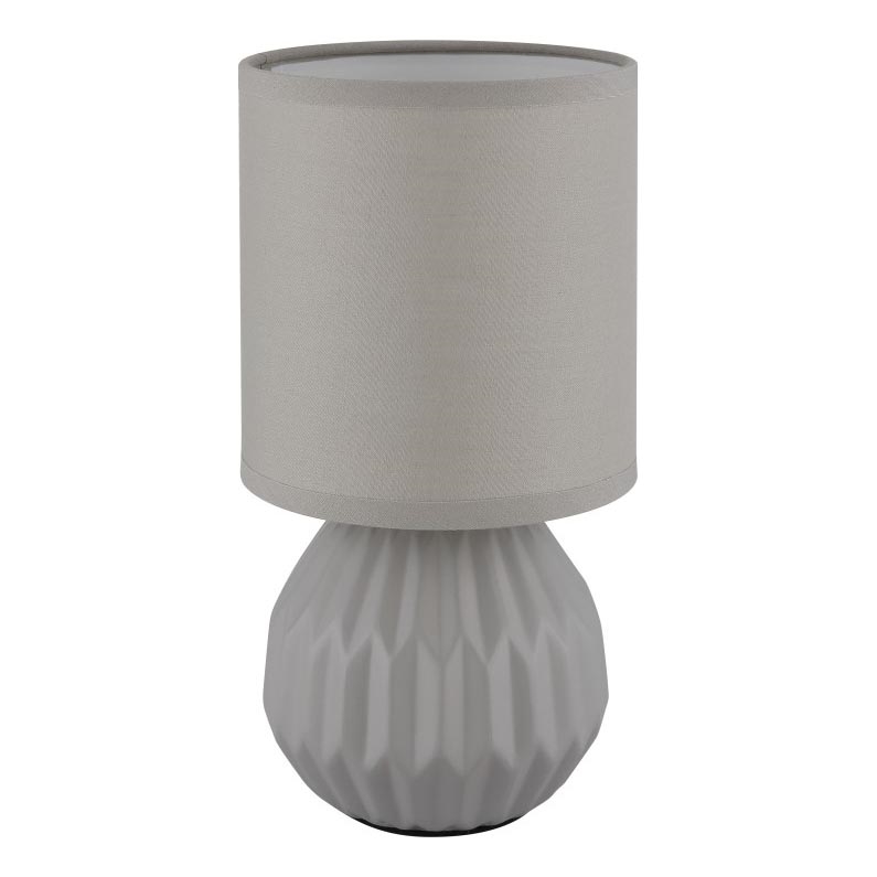 Globo - Lámpara de mesa 1xE14/40W/230V gris
