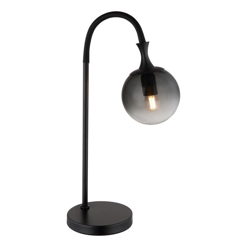 Globo - Lámpara de mesa 1xE27/10W/230V negro