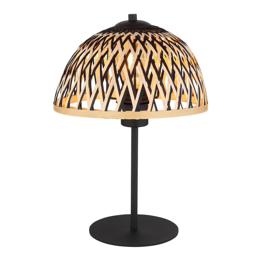Globo - Lámpara de mesa 1xE27/15W/230V bambú