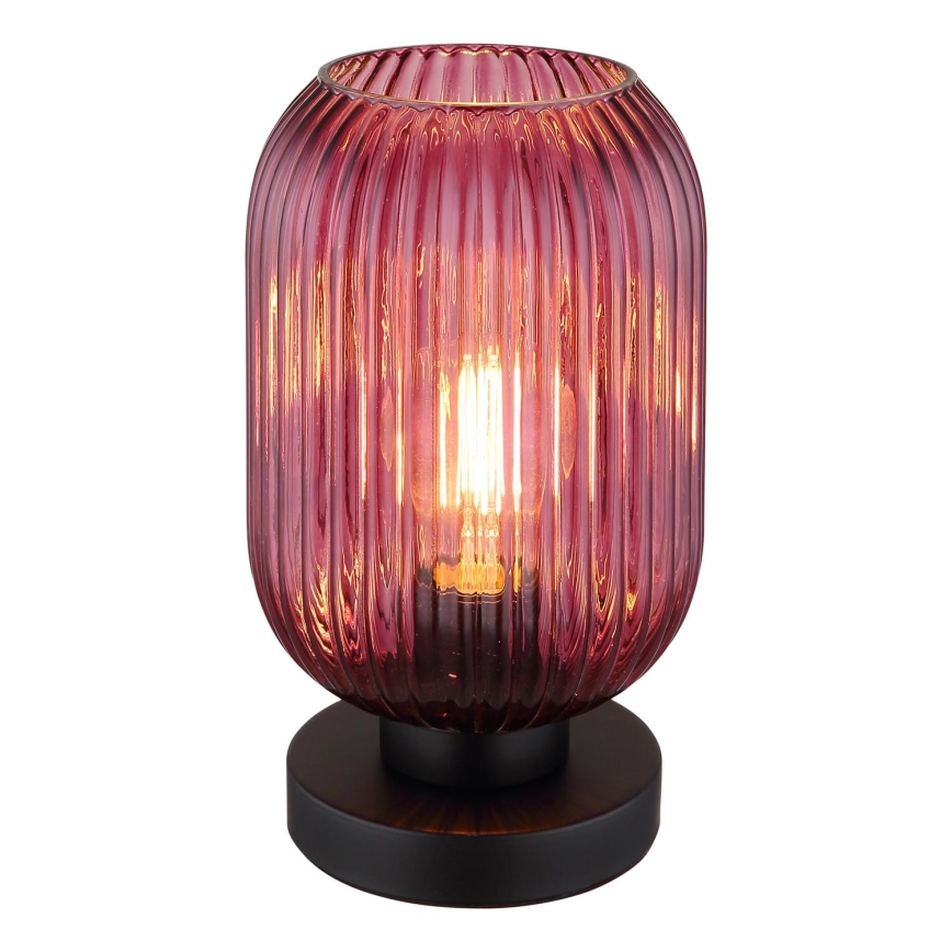 Globo - Lámpara de mesa 1xE27/40W/230V morada