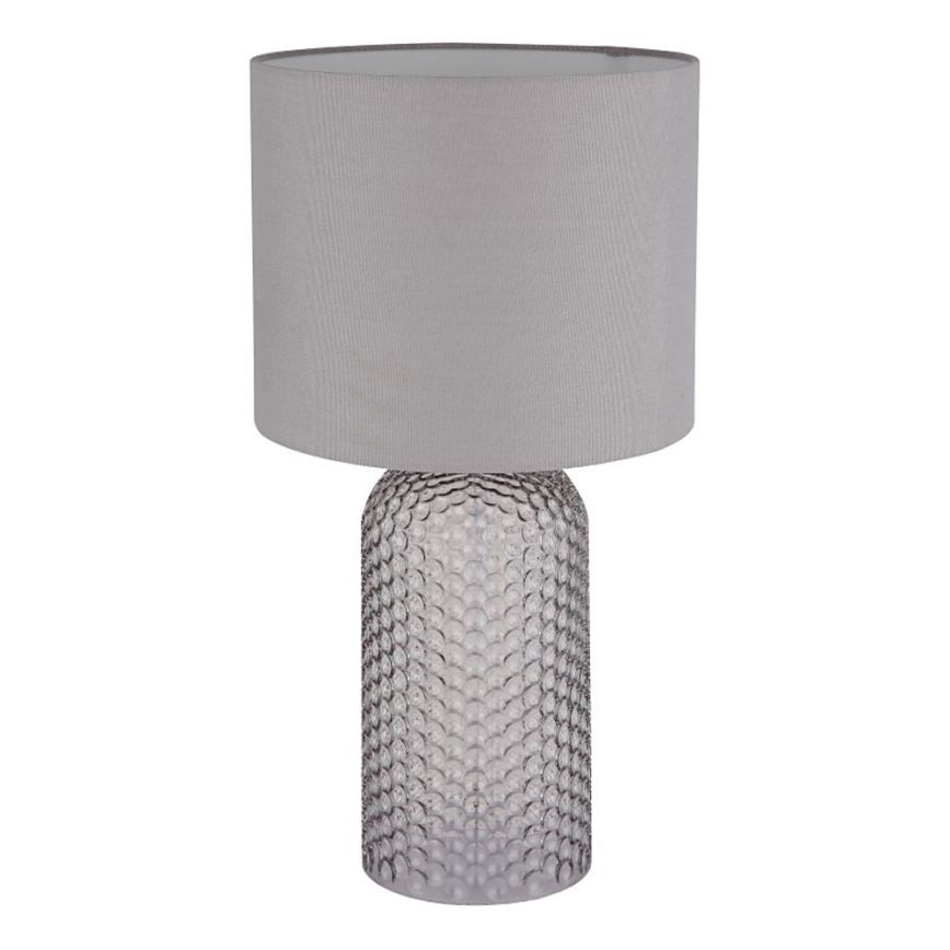 Globo - Lámpara de mesa 1xE27/60W/230V gris