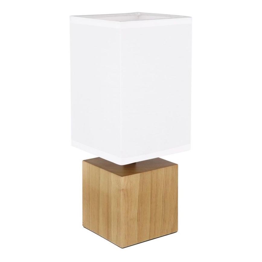 Globo - Lámpara de mesa 1xE27/7W/230V blanco/marrón
