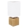 Globo - Lámpara de mesa 1xE27/7W/230V blanco/marrón
