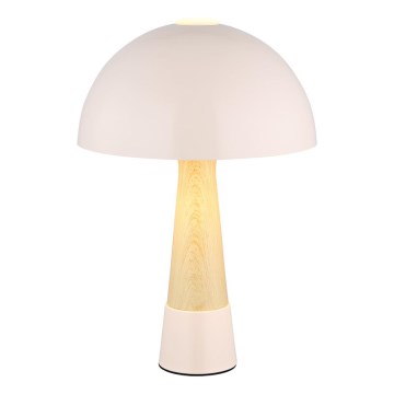 Globo - Lámpara de mesa 1xE27ILLU/40W/230V beige