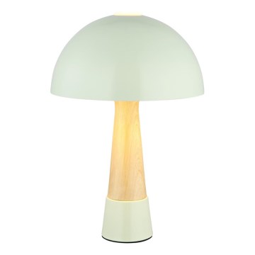 Globo - Lámpara de mesa 1xE27ILLU/40W/230V verde