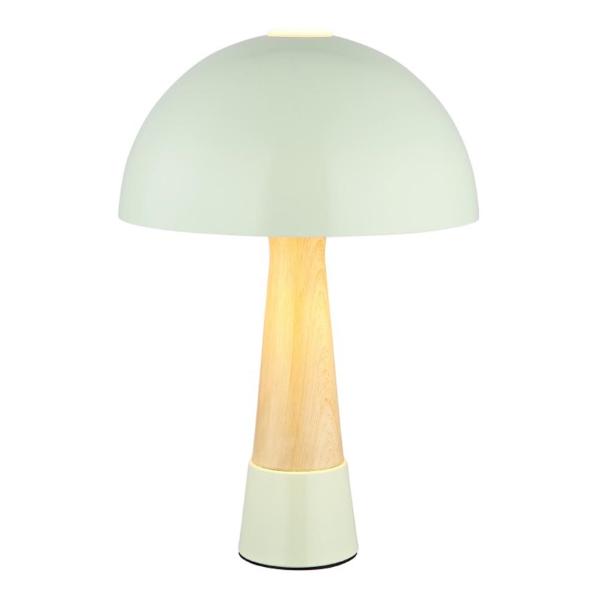 Globo - Lámpara de mesa 1xE27ILLU/40W/230V verde