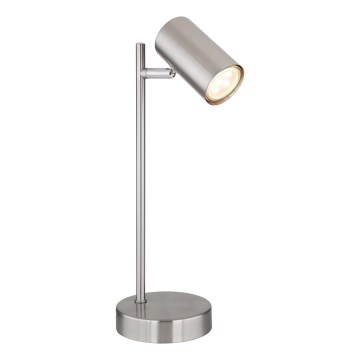 Globo - Lámpara de mesa 1xGU10/5W/230V cromo mate