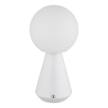 Globo - Lámpara de mesa exterior táctil LED regulable LED/1,5W/5V 3000/4500/6500K 1800 mAh IP41 blanca