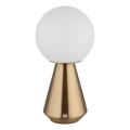 Globo - Lámpara de mesa exterior táctil LED regulable LED/1,5W/5V 3000/4500/6500K 1800 mAh IP41 cobre