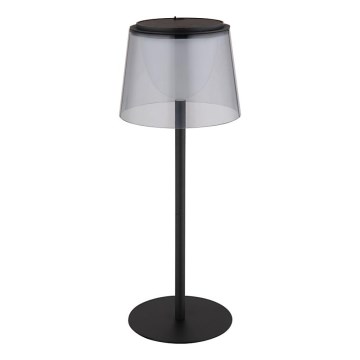 Globo - Lámpara de mesa exterior táctil LED regulable LED/1,8W/5V IP44 1800 mAh negra/humo