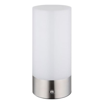 Globo - Lámpara de mesa exterior táctil regulable LED RGBW LED/1,8W/5V 1500 mAh IP44 cromo mate