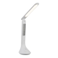Globo - Lámpara de mesa LED recargable regulable con pantalla LED/4W/230V 2200 mAh blanco