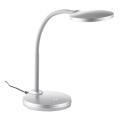 Globo - Lámpara de mesa LED regulable táctil flexible LED/4,6W/230V plata