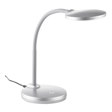 Globo - Lámpara de mesa LED regulable táctil flexible LED/4,6W/230V plata
