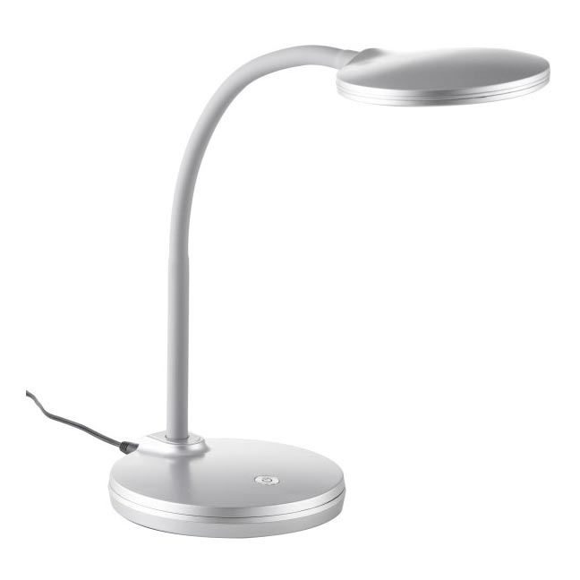 Globo - Lámpara de mesa LED regulable táctil flexible LED/4,6W/230V plata