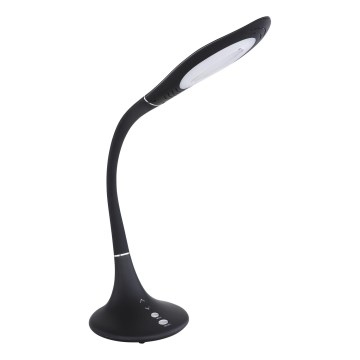 Globo - Lámpara de mesa LED regulable táctil flexible LED/9W/230V 3000/4500/6500K negro