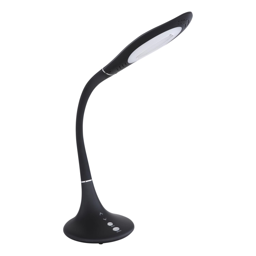 Globo - Lámpara de mesa LED regulable táctil flexible LED/9W/230V 3000/4500/6500K negro