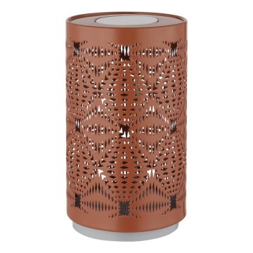 Globo - Lámpara de mesa LED RGB táctil recargable LED/1W/5V 500 mAh cobre
