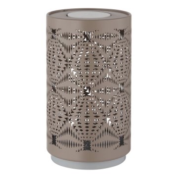 Globo - Lámpara de mesa LED RGB táctil recargable LED/1W/5V 500 mAh marrón