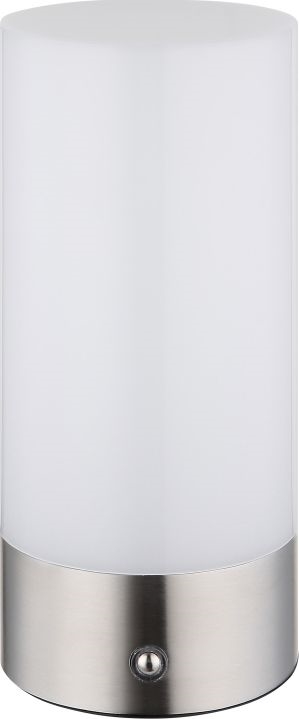 Globo - Lámpara de mesa LED RGBW táctil regulable para exterior LED/1,8W/5V 1500 mAh IP44 cromo mate