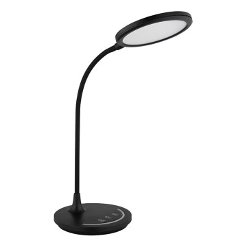 Globo - Lámpara de mesa LED táctil flexible y regulable, LED/12W/230V 3000/4000/6500K CRI 90 negro