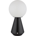Globo - Lámpara de mesa LED táctil regulable para exterior LED/1,5W/5V 3000/4500/6500K 1800 mAh IP41 negro