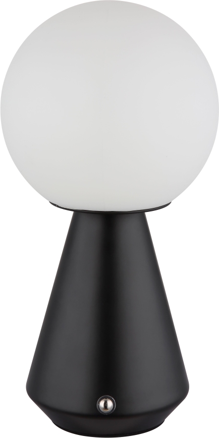 Globo - Lámpara de mesa LED táctil regulable para exterior LED/1,5W/5V 3000/4500/6500K 1800 mAh IP41 negro