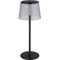 Globo - Lámpara de mesa LED táctil regulable para exterior LED/1,8W/5V IP44 1800 mAh negro/ahumado
