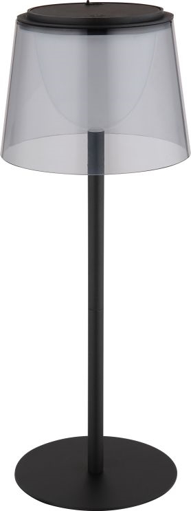 Globo - Lámpara de mesa LED táctil regulable para exterior LED/1,8W/5V IP44 1800 mAh negro/ahumado