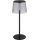 Globo - Lámpara de mesa LED táctil regulable para exterior LED/1,8W/5V IP44 1800 mAh negro/ahumado