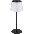Globo - Lámpara de mesa LED táctil regulable para exterior LED/1,8W/5V IP44 1800 mAh negro/blanco