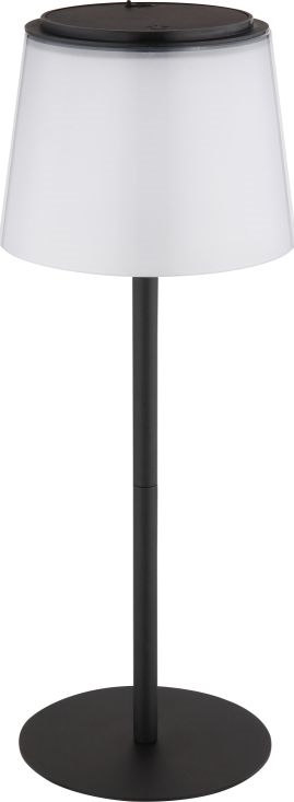 Globo - Lámpara de mesa LED táctil regulable para exterior LED/1,8W/5V IP44 1800 mAh negro/blanco