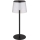 Globo - Lámpara de mesa LED táctil regulable para exterior LED/1,8W/5V IP44 1800 mAh negro/transparente