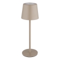 Globo - Lámpara de mesa LED táctil regulable para exterior LED/2W/5V 3000/4000/6000K 2200 mAh IP44 crema