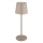 Globo - Lámpara de mesa LED táctil regulable para exterior LED/2W/5V 3000/4000/6000K 2200 mAh IP44 crema