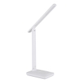 Globo - Lámpara de mesa recargable LED regulable con control táctil LED/3W/5V 2800/4000/6500K 1800 mAh blanca