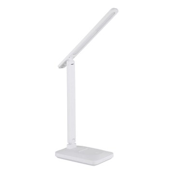 Globo - Lámpara de mesa recargable LED regulable con control táctil LED/3W/5V 2800/4000/6500K 1800 mAh blanca