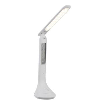 Globo - Lámpara de mesa recargable LED regulable con pantalla LED/4W/230V 2200 mAh blanca