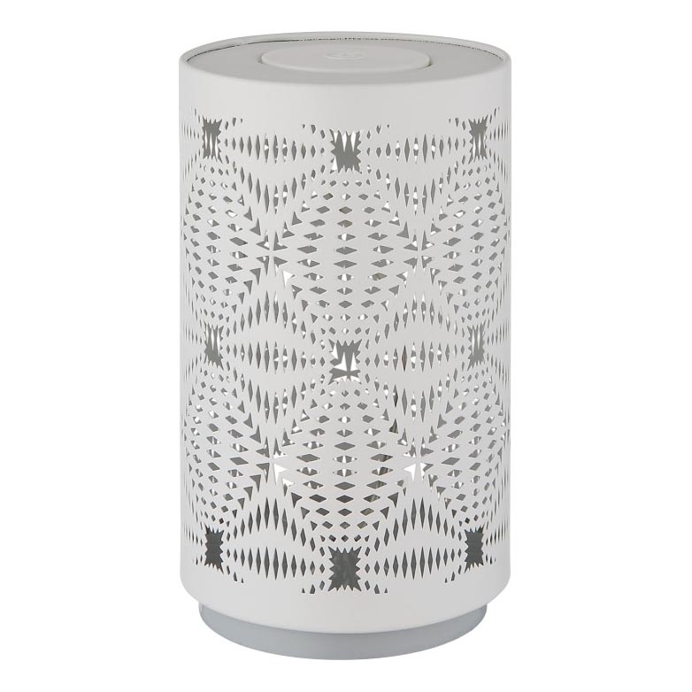 Globo - Lámpara de mesa recargable táctil LED RGB LED/1W/5V 500 mAh blanca